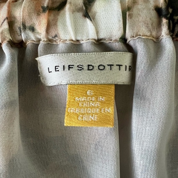 LEIFSDOTTIR Asymmetrical hem floral halter dress size 6. - Picture 11 of 11